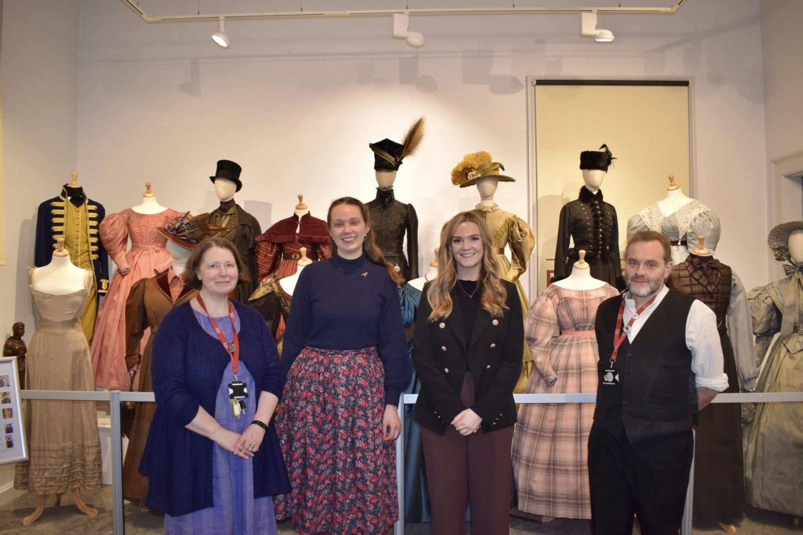 Kate at the Costume Drama exhibition 