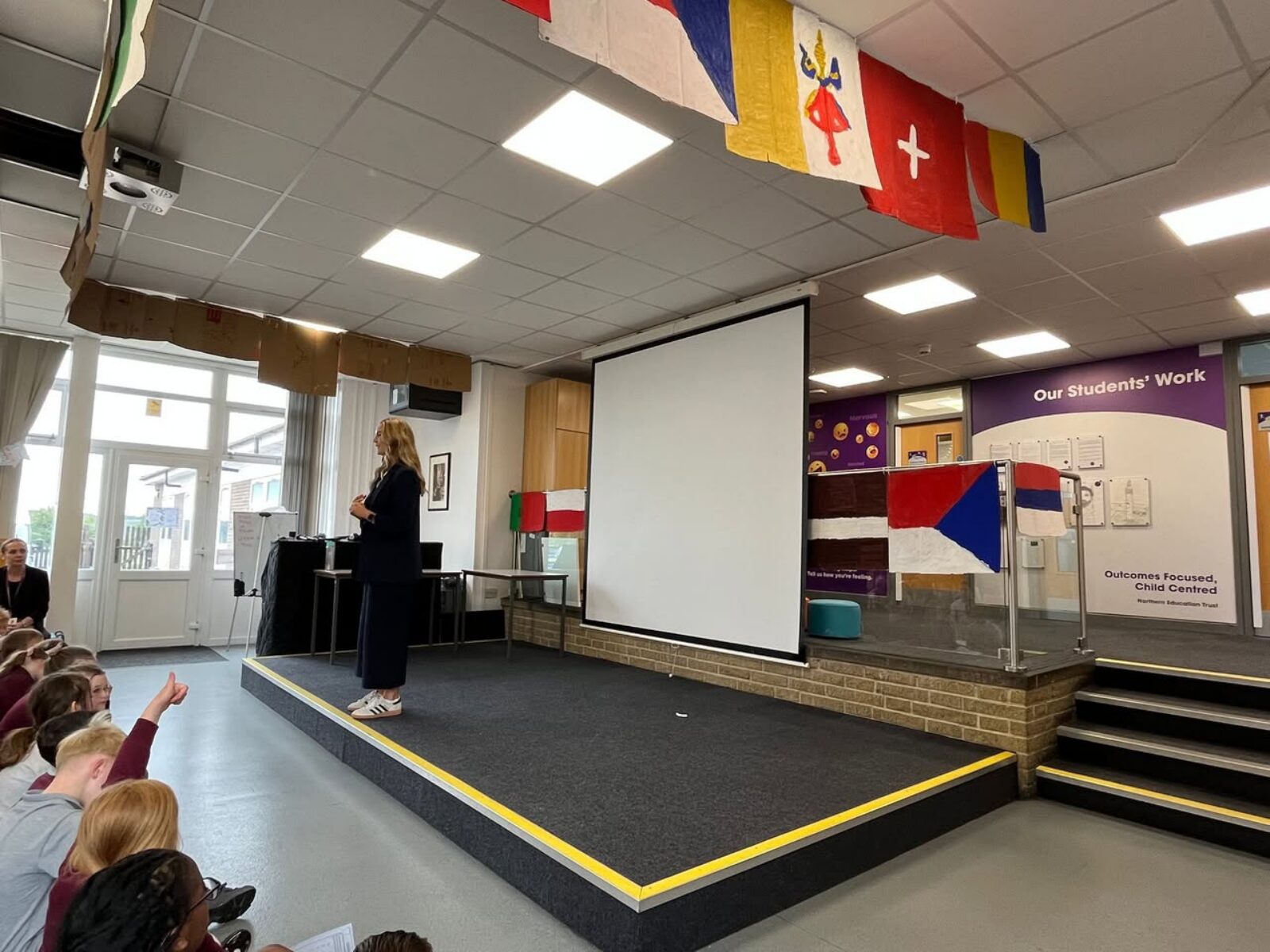 Kate Dearden MP giving speech