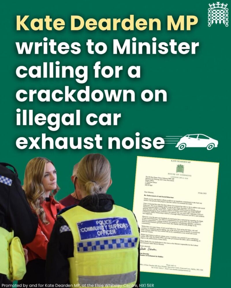 Calls to minister to crackdown on illegal car exhaust noise