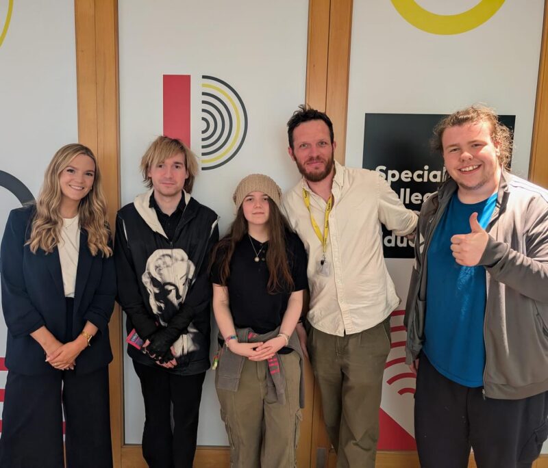 Kate Dearden MP with students